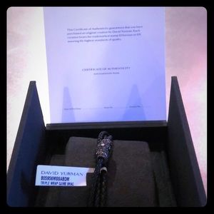 David Yurman Ojime Bracelet Black Diamonds